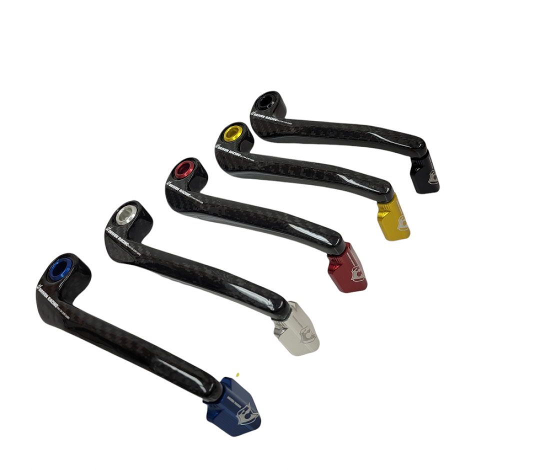 Carbon Fiber Track-day Brake Lever Guard-BLUE | Driven Racing